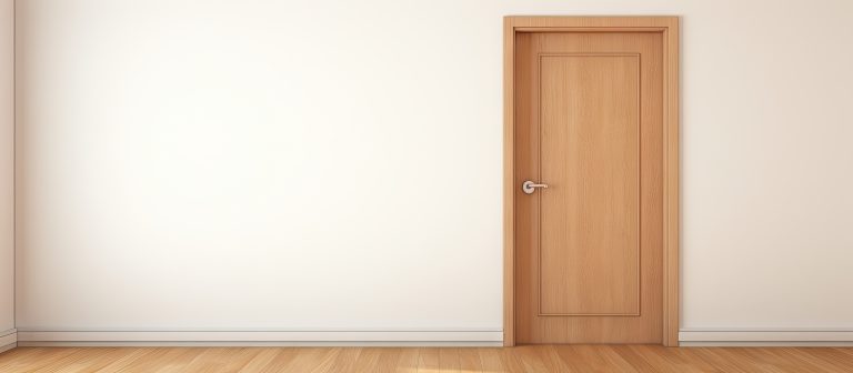 Contemporary timber door